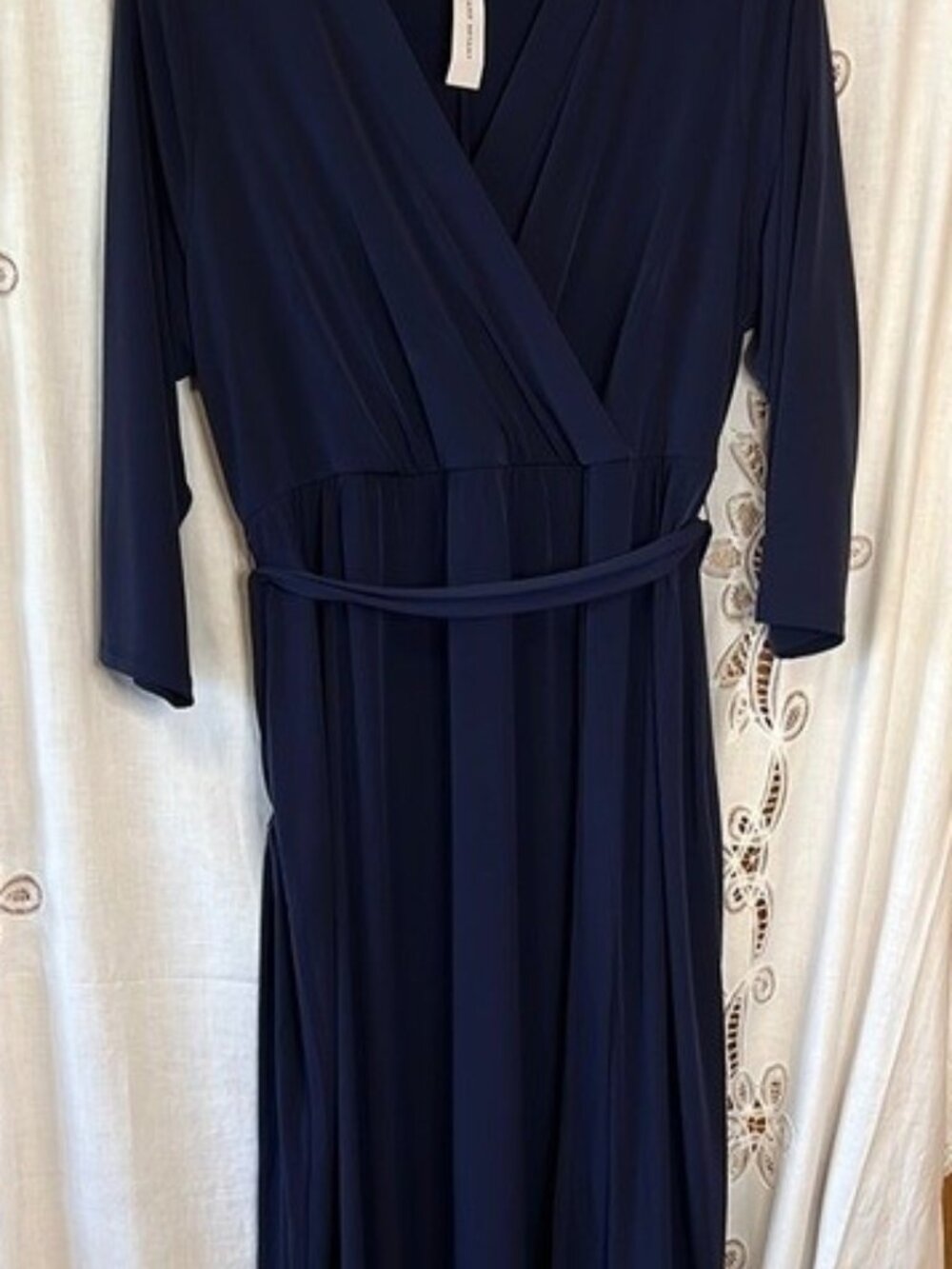 Lane Bryant Navy Faux Wrap Jersey Dress 18/20 NWT